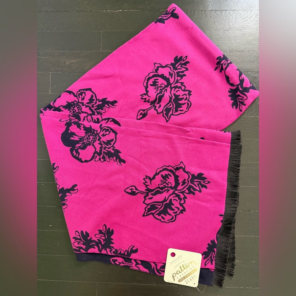Joules Reversible Full-Size Scarf